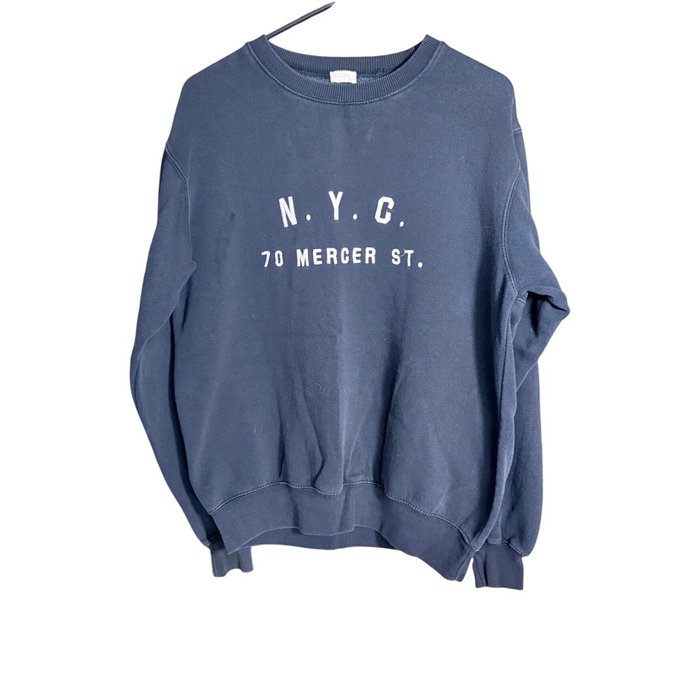 John Galt NYC Mercer St Vintage Crewneck Sweatshirt Size OS